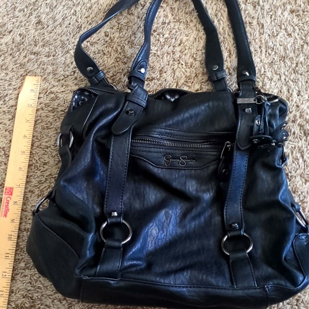 Jessica Simpson Black Shoulder Handbag